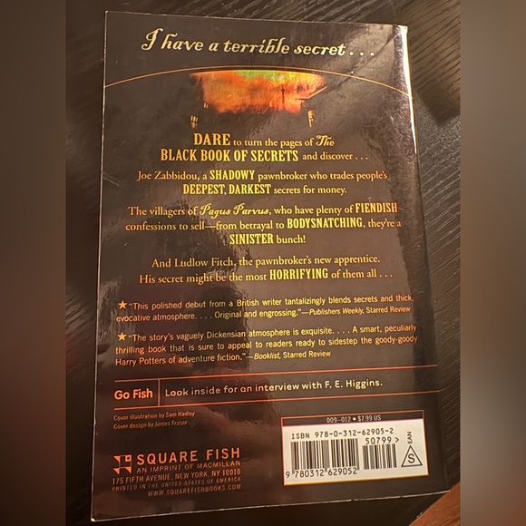 The Black Book of Secrets by F.E. Higgins - Picture 2 of 3